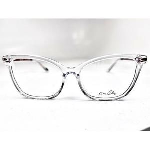 New MAX COLE MC-1515 Col.21 Clear Crystal & Gold Eyeglasses 53/15/135